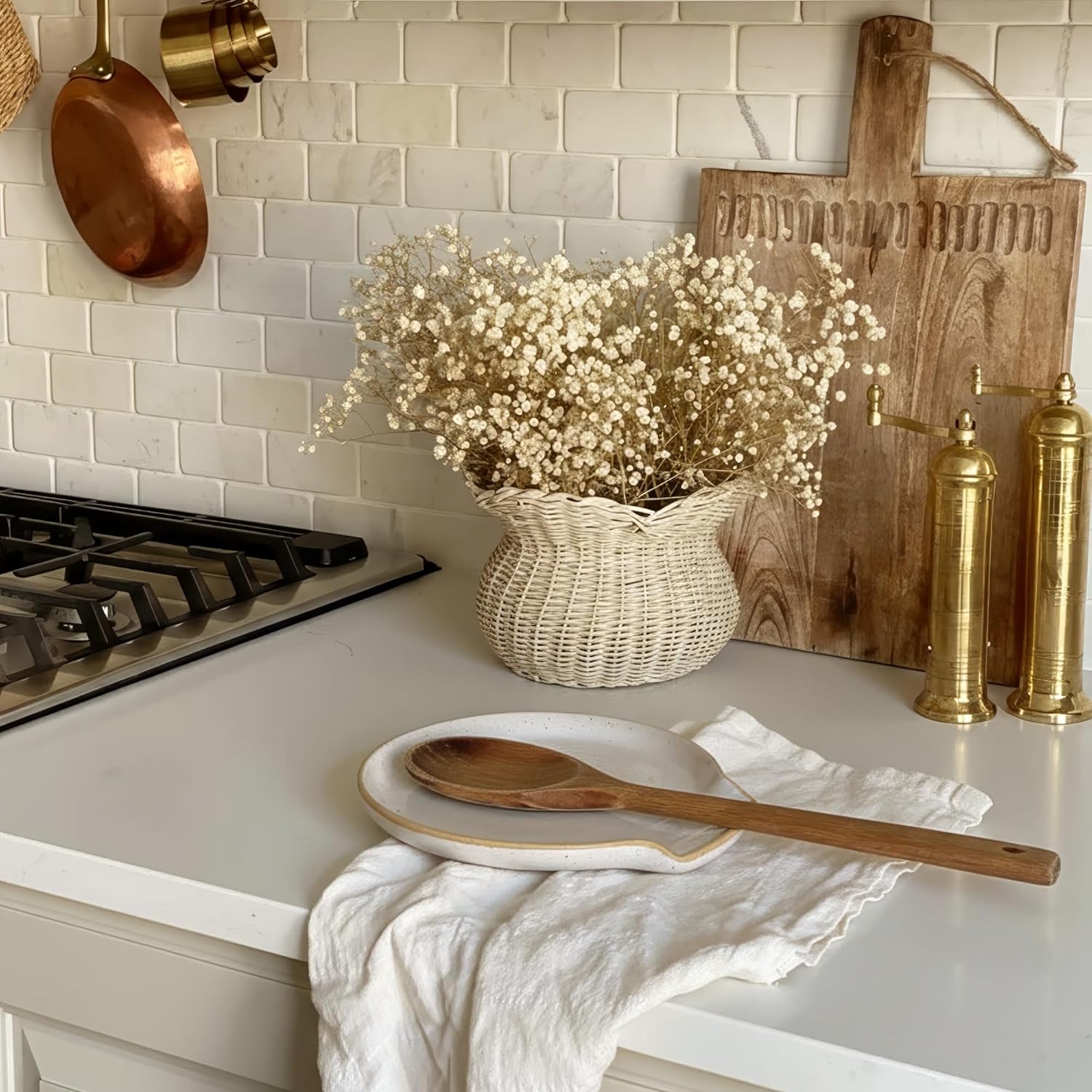 Beautiful Ceramic Spoon Rest - Perfect Kitchen Countertop Holder | Easy to Clean & Dishwasher Safe
