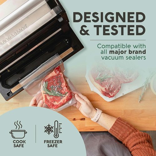 Avid Armor Vacuum Sealer Bags - Non-BPA Food Storage & Sous Vide | Combo Pack of 150 Bags in Pint, Quart & Gallon Sizes
