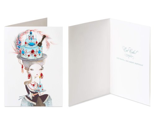 Papyrus Birthday Cards for Her, Celestial and Cake (2-Count)