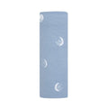 aden + anais Comfort Knit Baby Swaddle Blanket for Newborn Girl and Boy, Super Soft Cotton with Spandex, Versatile Stroller Cover, Burp Cloth, Nursing Shield, 47 x 47 Inch, Blue Moon