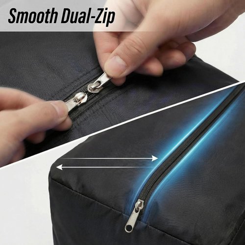 66 Gallon Extra Large Storage Bags by [Brand Name] - Jumbo Moving Totes with Zippers & Handles | Space-Saving Organization (Black)