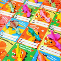 12 Pcs Valentine's Day Gifts for Kids Classroom, Valentine's Day School Cards with Slingshot Dinosaur Toys for Valentine's Day Boys, Girls, Kids Classroom Prize Treats, Party Favors