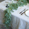 Hypestar Artificial Olive Garland for Table Decor, Faux Leaf Greenery Olive Garlands for Dining Table, Wedding, Party, Home Decoration