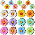 Maitys 36 Pcs Spring Flower Ornaments - Hawaiian Wooden Hibiscus & Daisy Decor for Parties