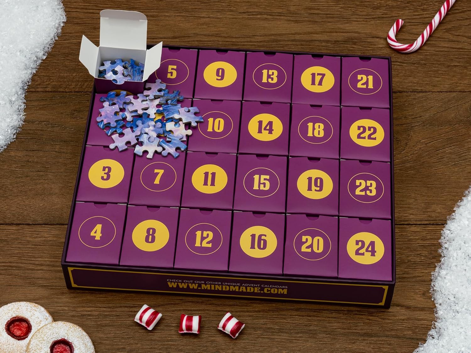 Abraham Hunter | Original Jigsaw Puzzle Advent Calendar 2025 - Nativity Scene, 1008 Pieces, Holiday Countdown Gift
