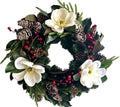 Skiennix Artificial Floral Wreath - Handcrafted Year-Round Decor for Front Door & Indoor/Outdoor Use