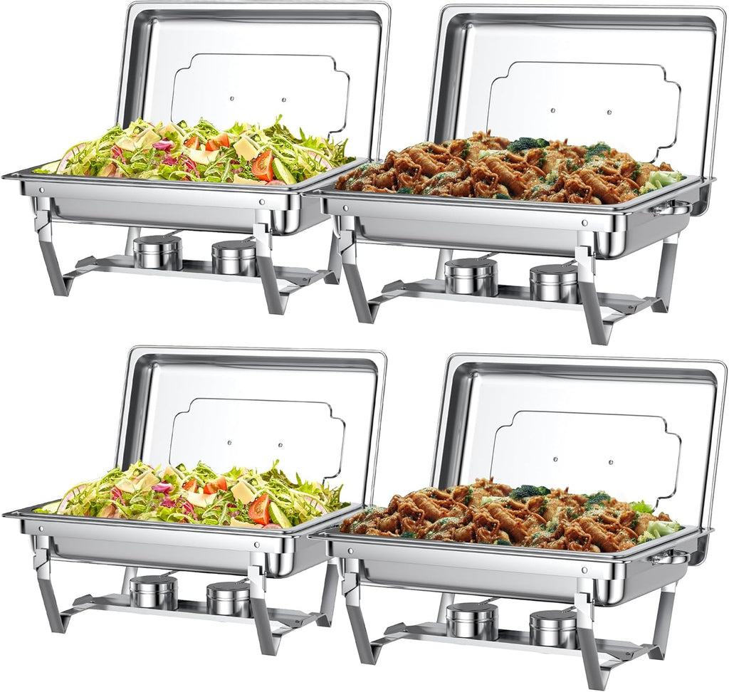 ROTTAY Chafing Dishes Set - Premium Buffet Warmers with Lids for Catering | Food Serving Solutions
