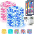 Lovelite Fairy Lights - 40FT 120LED Color Changing String Lights | Battery & USB Operated, Waterproof for Indoor/Outdoor Use