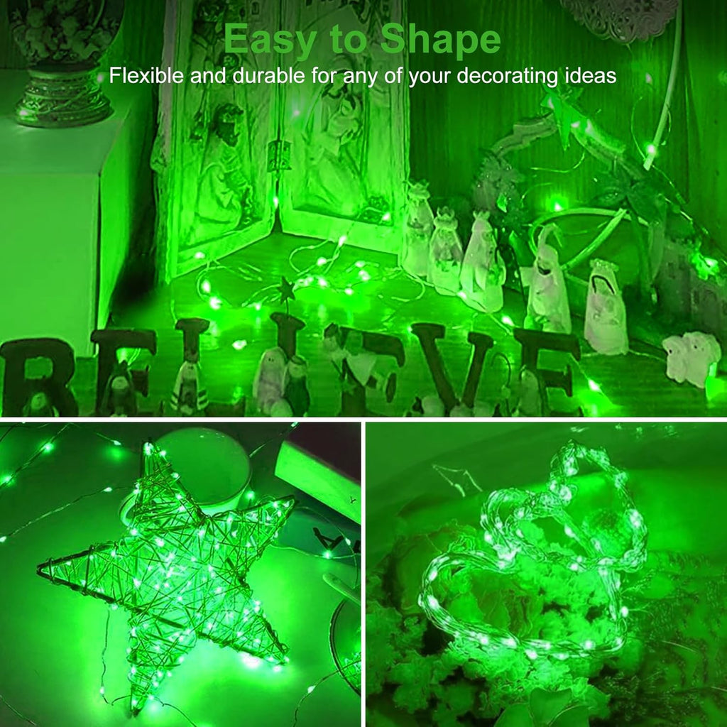 Btfarm 12 Pack Fairy Lights - Battery Operated 20 LED Twinkle String Lights | Waterproof Silver Wire for Weddings & Decor