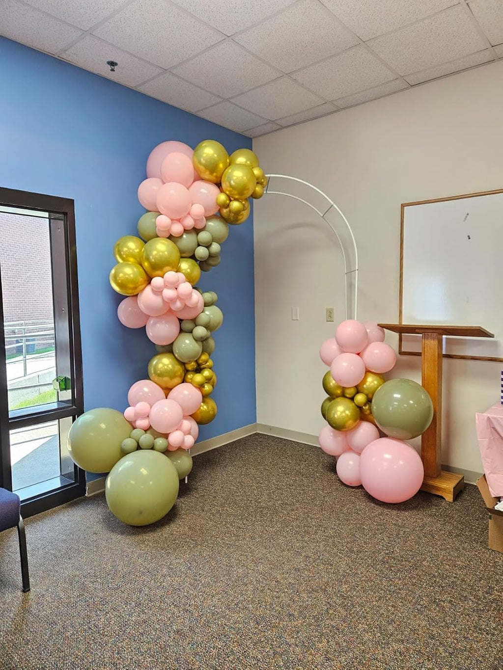 Pastel Pink Balloons by [Brand Name] - 150-Piece Pack in Various Sizes for Stunning Birthday Decorations