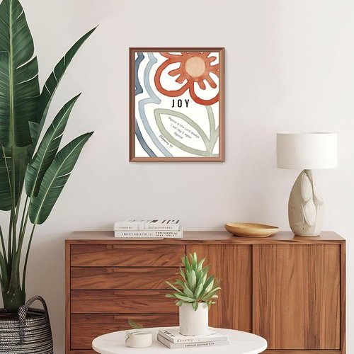 LARTSFRO Jesus Bible Kids Wall Decor - Boho Christian Art Prints | Set of 4 Unframed 10x8 Inch Posters