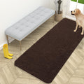 OLANLY Dog Door Mat - Absorbent Non-Slip Chenille Mat for Muddy Paws | 59x24 Inches, Brown