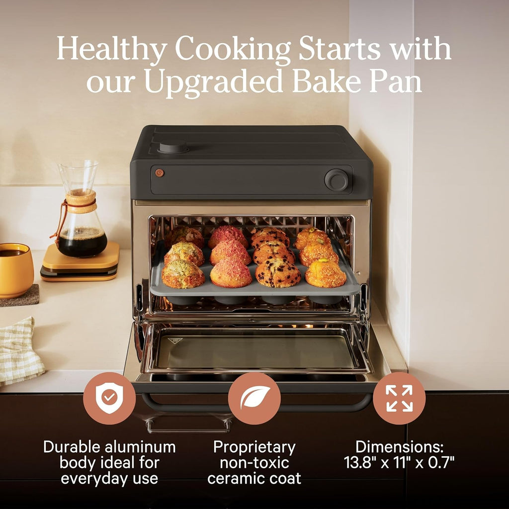 Our Place Wonder Oven - 6-in-1 Air Fryer Toaster Oven with Steam Infusion | Non-Toxic, PFAS-Free | Char Color