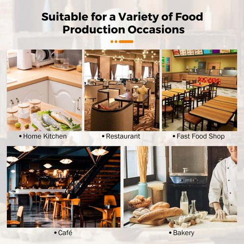 BEAMNOVA 6 Channel Digital Kitchen Timer Cooking Reminder Commercial Loud Ring Alarm Stainless Steel Adjustable Volume