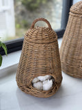 KOUBOO 1020027 Wicker Garlic Fruit and Vegetable Storage Basket, Small, 7.5" x 7.5" x 10.5" , brown