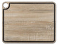 ARCOS Cutting Board with Channel and Hanger. Wood Smooth Surface for Chopping Food in Cellulose Fibre and Resin. Professional Meat and Vegetable Cutting Utensil. Serving Board. Color Brown. 17"x13"
