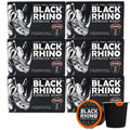 Black Rhino Espresso Roast Coffee, Single Serve Cups for Keurig K-Cup Brewers, 72 Count