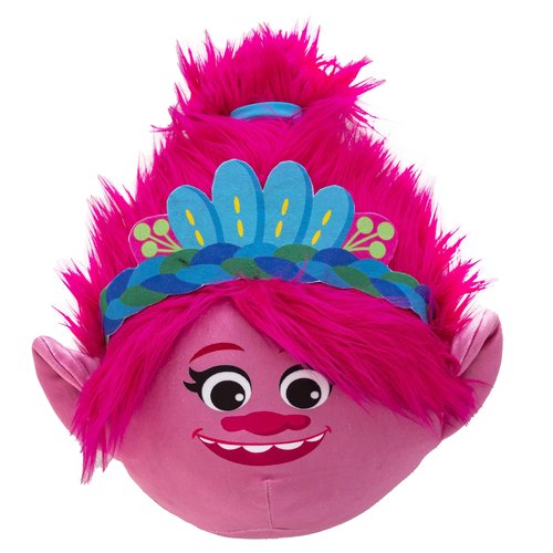 Northwest Trolls Cloud Pillow, 11" x 11", Queen Poppy