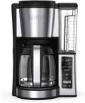 Ninja 12-Cup Programmable Coffee Maker - Refurbished Brewer with 60 oz Capacity, Black/Stainless Steel