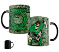 Morphing Mugs DC Comics - Green Lantern - Retro Logo - One 11 oz Color Changing Heat Sensitive Ceramic Mug – Image Revealed When HOT Liquid Is Added! MMUG626