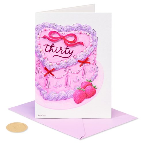 Papyrus Trendy 30th Birthday Card for Her, Perfect for Friends (Extraordinary You)