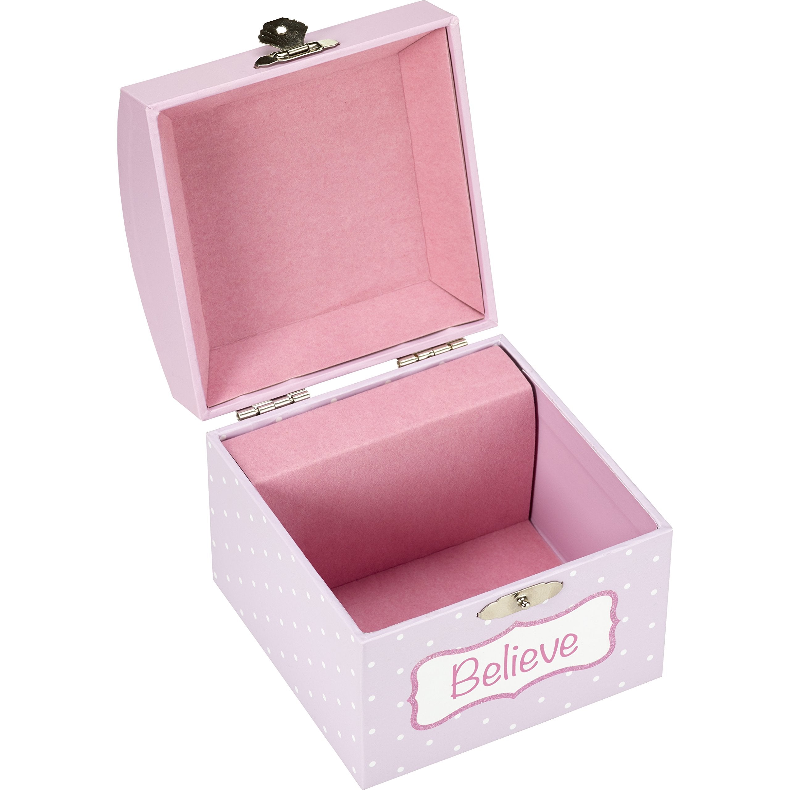 Precious Moments Believe Jewelry Box, One Size, Multicolor