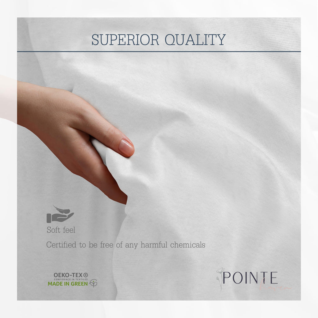Pointehaven 180 GSM Cotton Flannel Duvet Set - Full/Queen, Scenic Toile, Blue