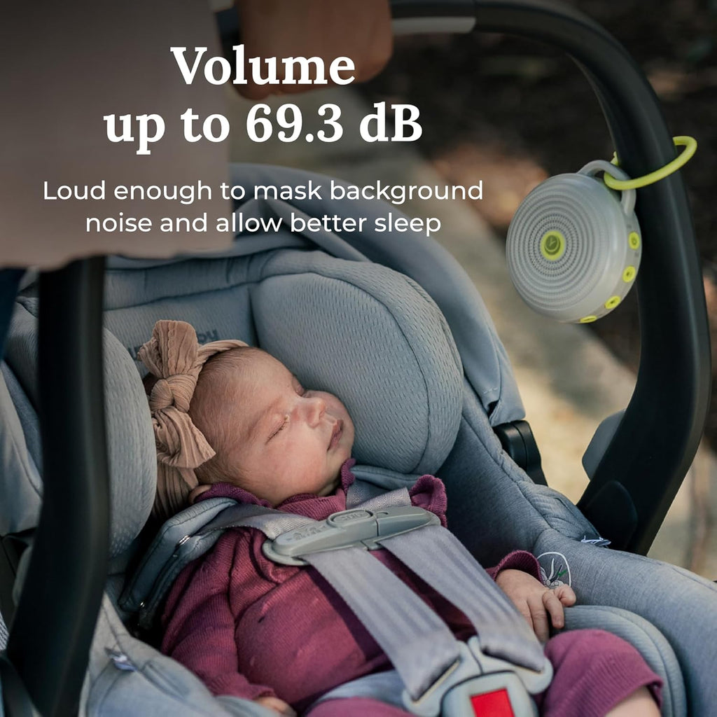 Yogasleep Hushh Portable White Noise Machine - 3 Soothing Sounds, Volume Control, Compact Design for Sleep & Meditation