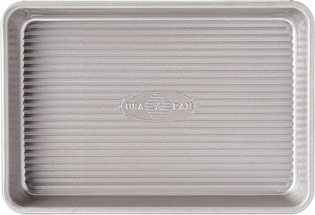 USA Pan Bakeware Mini Sheet Pan - Warp Resistant Nonstick Baking Pan in Aluminized Steel