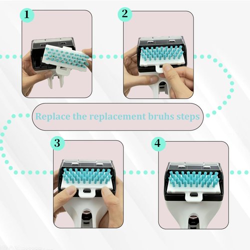 3.5in PX202BRN Tool Brush Replacement Parts Compatible With Shark StainStriker Portable Carpet PX201 PX203BRN CarpetXpert Upright EX201 EX151 R-EX201 EX150 R-EX200 Stain Striker Vacuum Brush(1+1)
