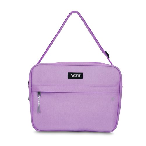 PackIt® Freezable Zuma 15-Can Cooler, Lavender, Built with EcoFreeze® Technology, Collapsible, Reusable, Zip Closure with Adjustable Shoulder Strap and Front Zip Pocket, Fits 15, 12 oz Cans