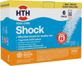 HTH 52030B Swimming Pool Shock - Boost Chlorine Levels with Cal Hypo Formula | 13.3oz (Pack of 6)