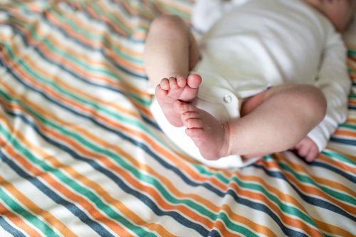 Copper Pearl Large Premium Knit Baby Swaddle Receiving Blanket Retro