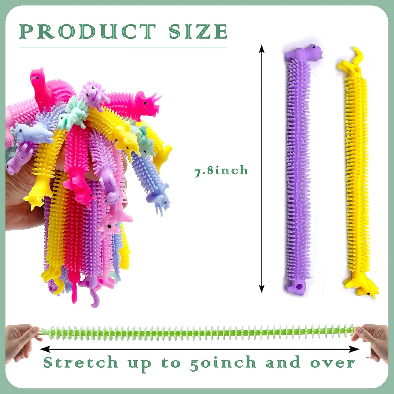 YZXODN Stretchy Strings Fidget Toys - 30 Pack Sensory Stress Relief for Kids & Adults | Perfect for Parties & Gifts