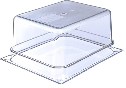 Proposed Value: Carlisle FoodService Products Storplus 1/2-Size Food Pan for Catering, Buffets, and Restaurants, Polycarbonate 6 Inches Deep, Clear, (Pack of 6)