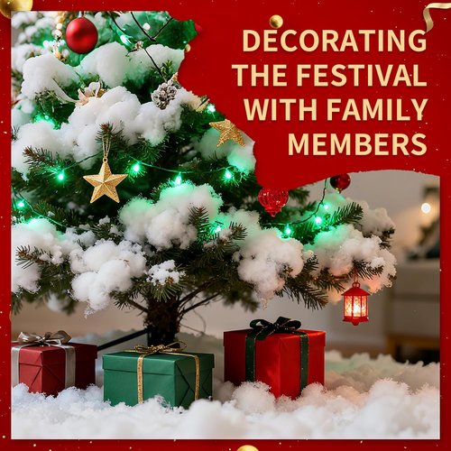 Fluffy Fake Snow by [Brand Name] - Soft, White Artificial Snow for Christmas Decor | 7 Ounce