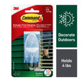 Command Hook, Large, Clear, 1-Hook (17093CLRES), Organize Damage-Free
