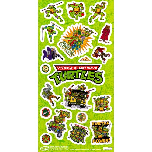 Teenage Mutant Ninja Turtles Bedding Set Twin Bed - Bundle with TMNT Bedspread, Flat Sheet, Fitted Sheet, and Pillowcase Plus Posters, Tattoos, More | TMNT Bedroom Set Twin