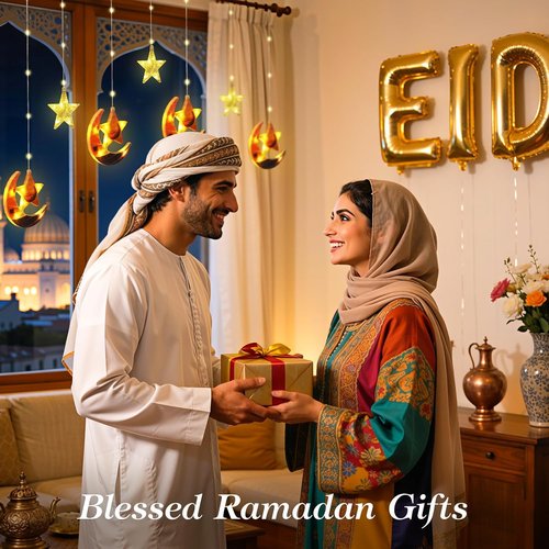 Lewondr LED Moon Star Curtain String Lights - 138 Fairy Lights with Remote Control & Timer | Perfect for Ramadan Decor