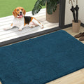 OLANLY Dog Door Mat - Absorbent Non-Slip Washable Doormat for Muddy Paws | 47x32 Atlantic Blue