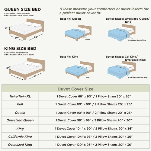 Bedsure Cooling Duvet Cover Queen Size - Moisture Wicking and Silky Eucalyptus Lyocell Cotton Hybrid Comforter Cover Set for Hot Sleeper - Buttery Soft and Breathable, Cooling Bedding Set, Dark Grey