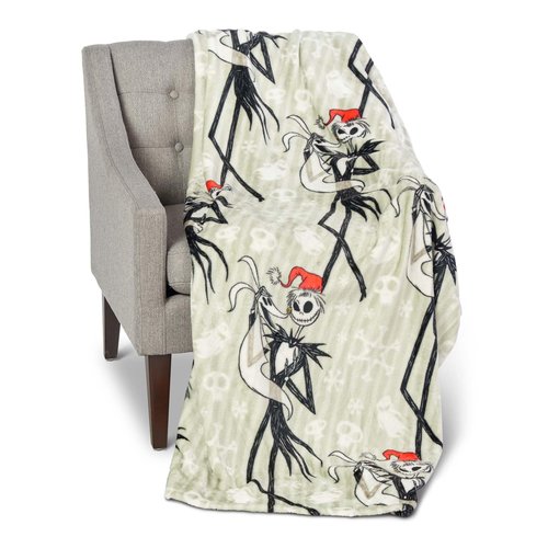 Northwest Nightmare Before Christmas Silk Touch Throw Blanket, 50" x 70", Ghostly Holiday