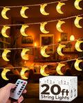 OLEEK Ramadan Lights - 20 ft Decorative LED String Lights for Home | Perfect Ramadan Gifts for Kids