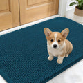 OLANLY Dog Door Mat - Absorbent Non-Slip Indoor Carpet for Muddy Paws | 24x16 Atlantic Blue