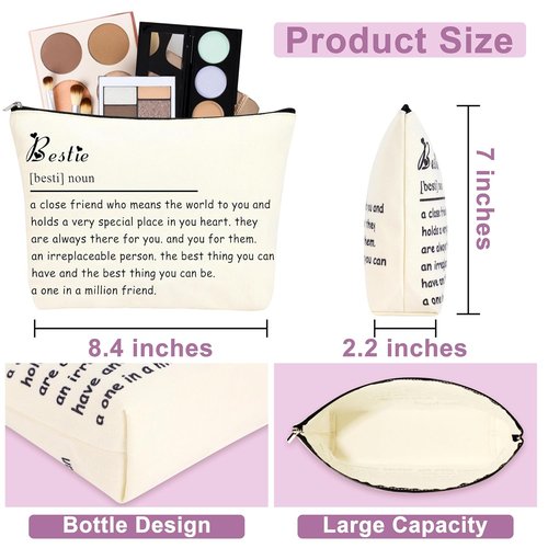 Bestie Birthday Gifts - Thoughtful Friendship Gift Set for Women | 6-Piece Basket for All Occasions