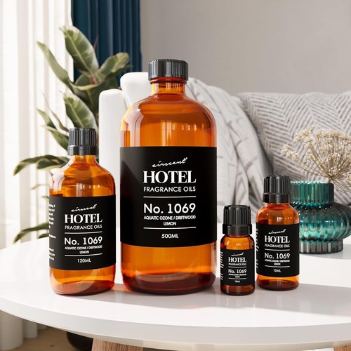 AirScent Hotel Diffuser Oil No. 1069 - Aquatic Ozone & Driftwood Scent - Premium 10 mL Fragrance Oil for Diffusers & Crafting