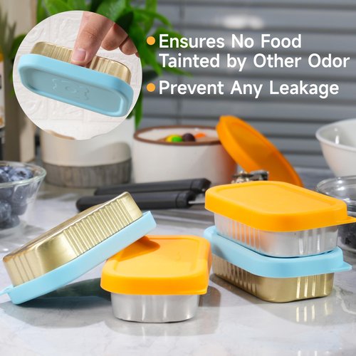 2PCs Silicone Can Lids for Season 4.37 oz Sardines Can | Wild Planet 4.37 oz Sardines Can, Rectangle Sealing Lid, Can Covers for Canned Sardines, Food Cover, Freezer Dishwasher Safe (Can NOT Included)