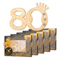 KaGrbves 50 Packs 80 Bottle Openers for 80th Birthday Party Favors Gifts or Souvenirs for Guests 80th Wedding Anniversary Party Favor Gold and Black Theme Party Decorations (80)