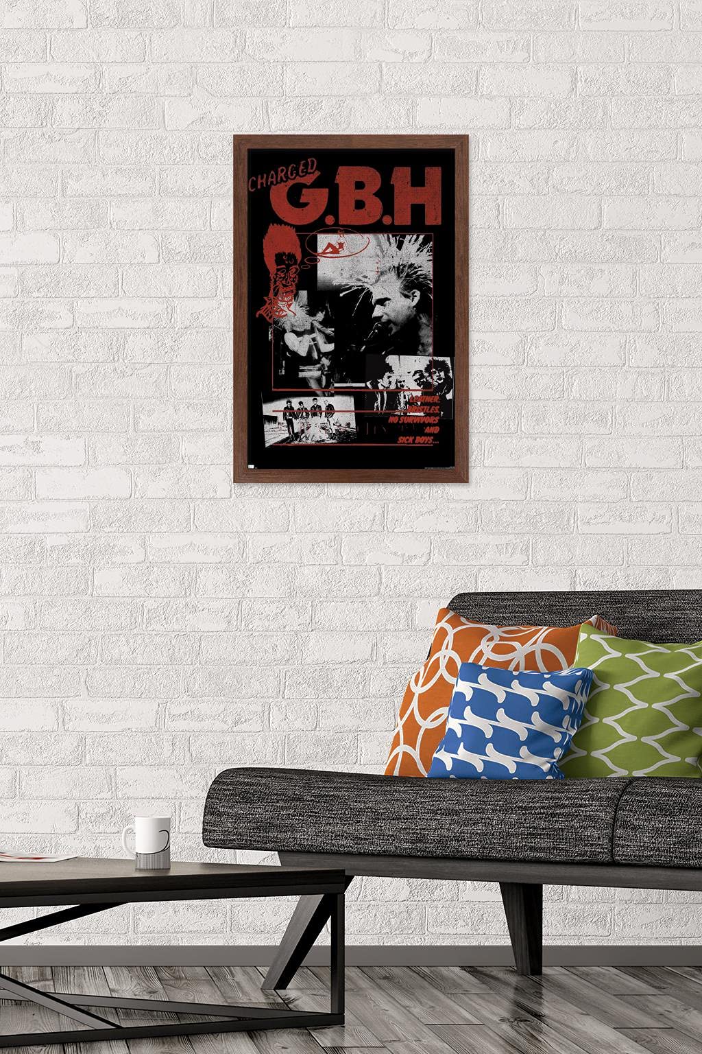 Trends International GBH - Montage Wall Poster, 22.4L x 14.7W, Mahogany Framed Version