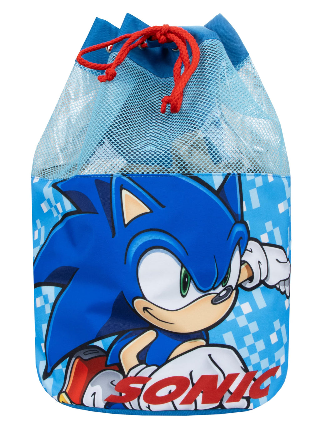 Sonic The Hedgehog Boys Swim Bag | Swimming Backpack For Kids | Boys Sonic Backpack | One Size | Blue
